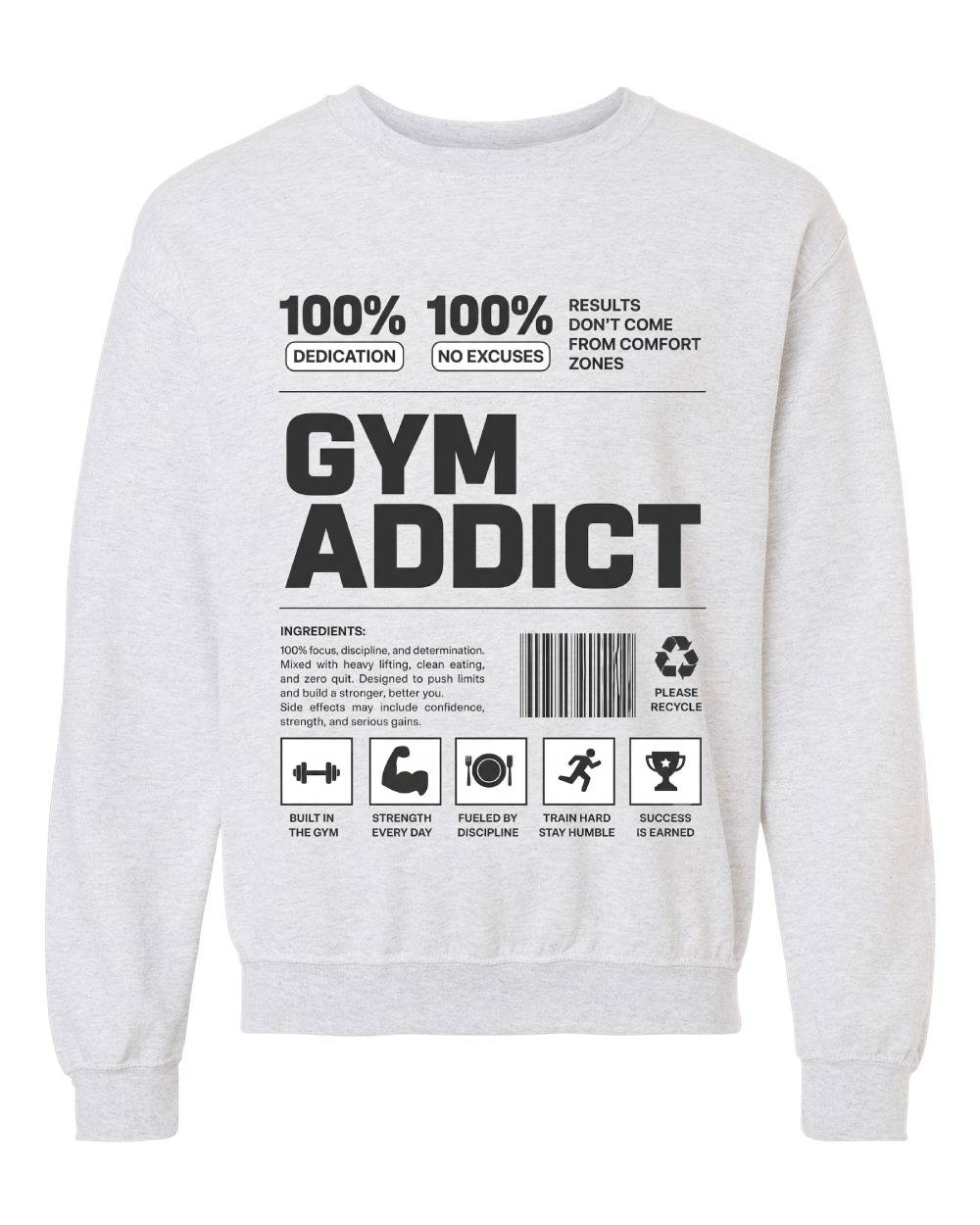 Gym Addict Crewneck Sweatshirt