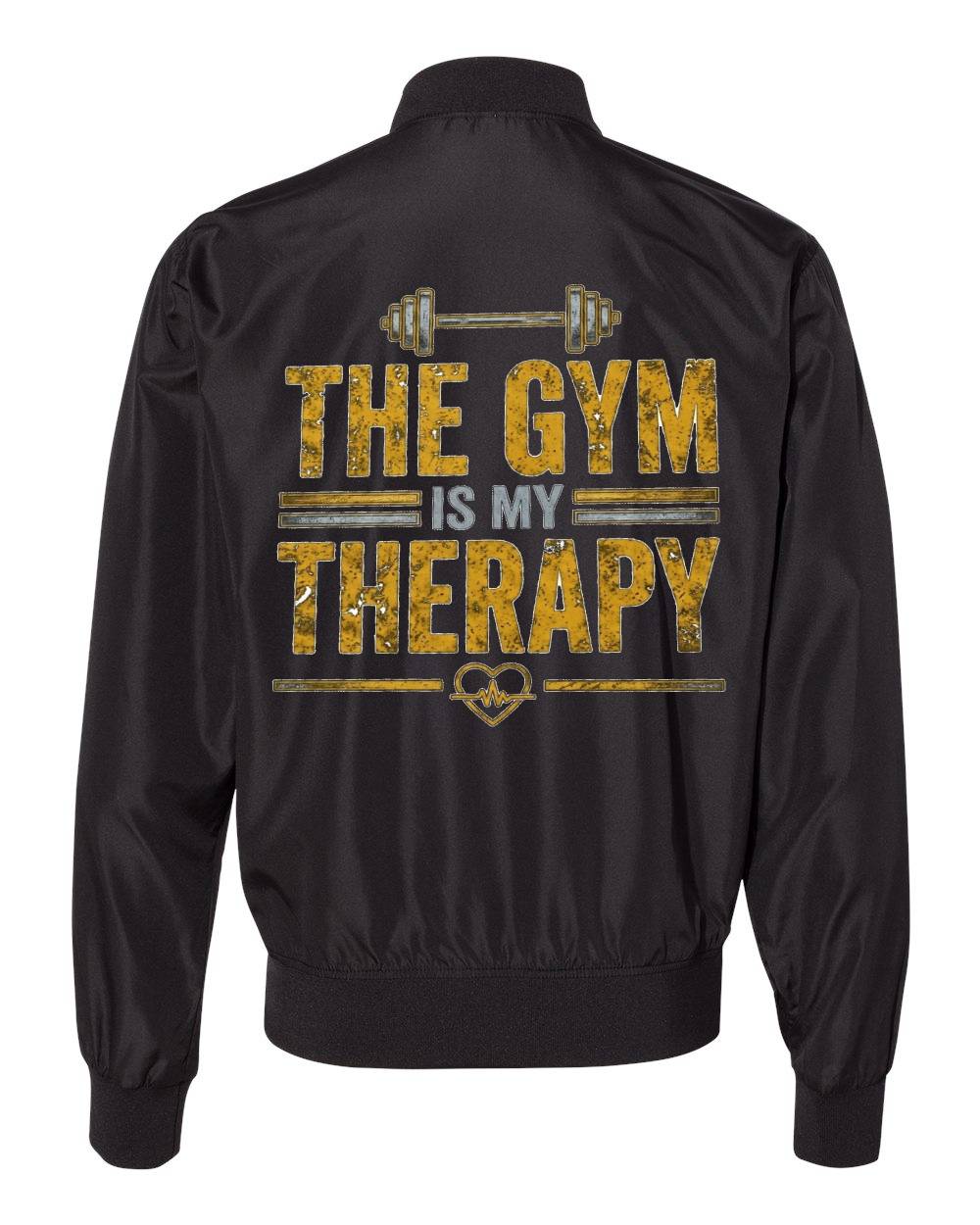 The Gym Is My Therapy Bomber Jacket