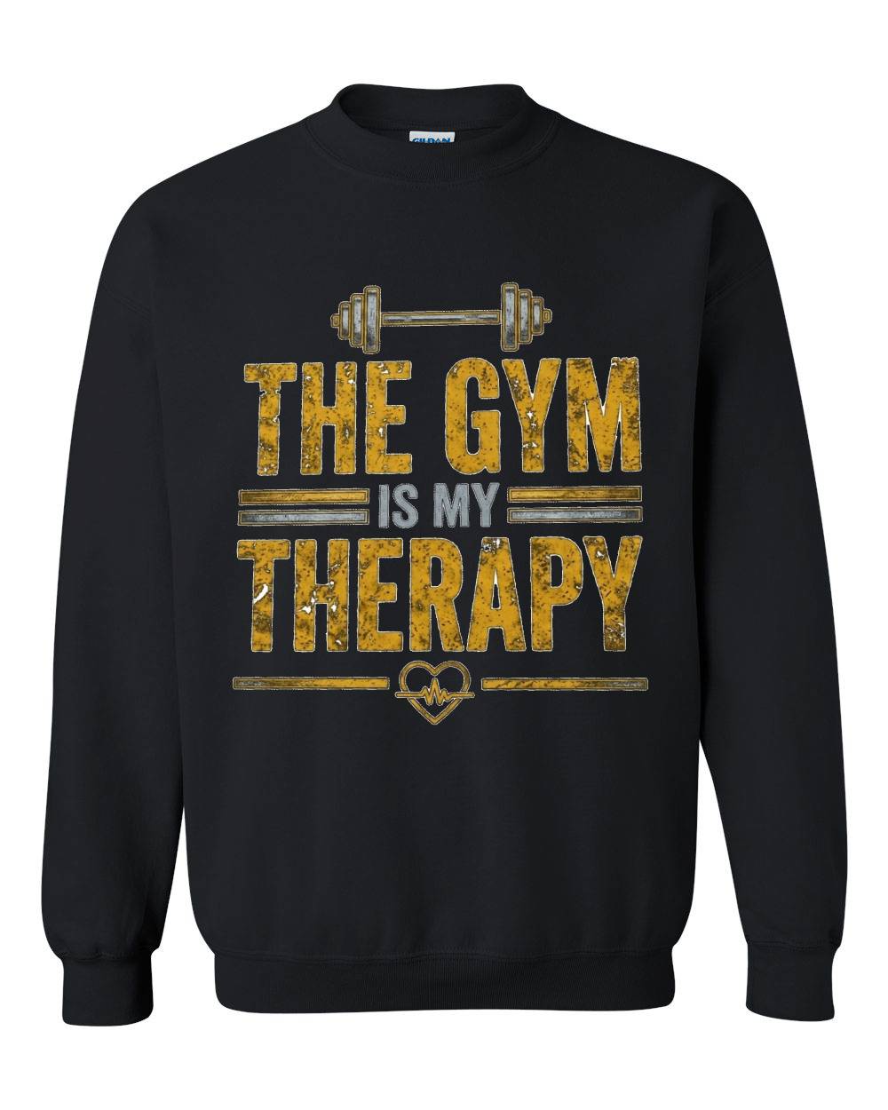 The Gym Is My Therapy Crewneck Sweatshirt