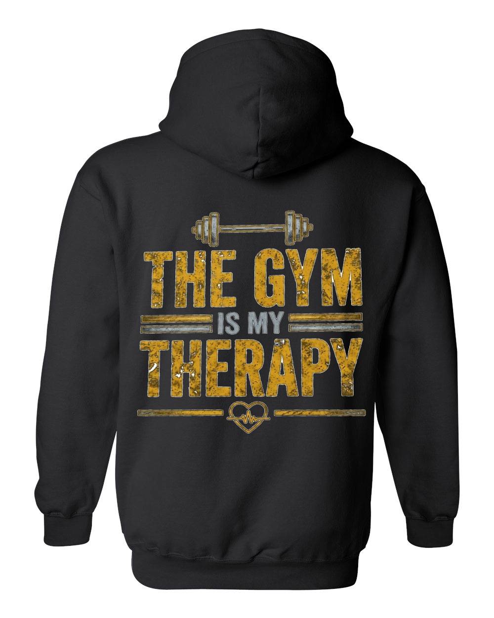 The Gym Is My Therapy Pullover Hoodie