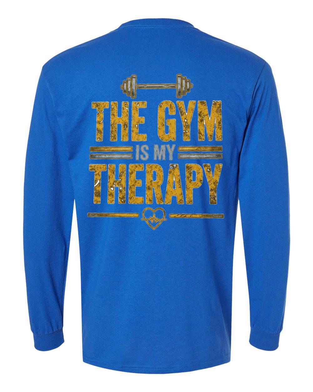 The Gym Is My Therapy Long Sleeve T-Shirt