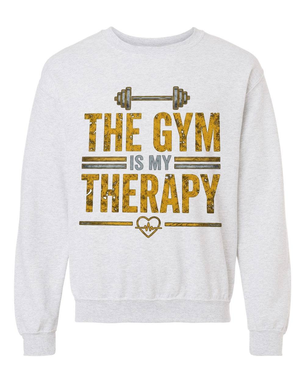The Gym Is My Therapy Crewneck Sweatshirt