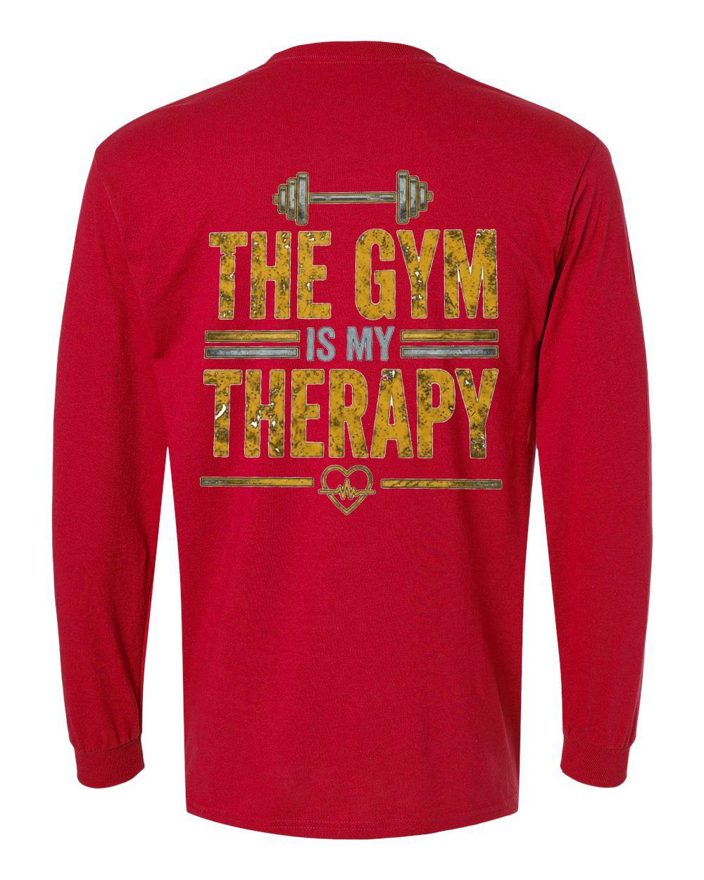 The Gym Is My Therapy Long Sleeve T-Shirt