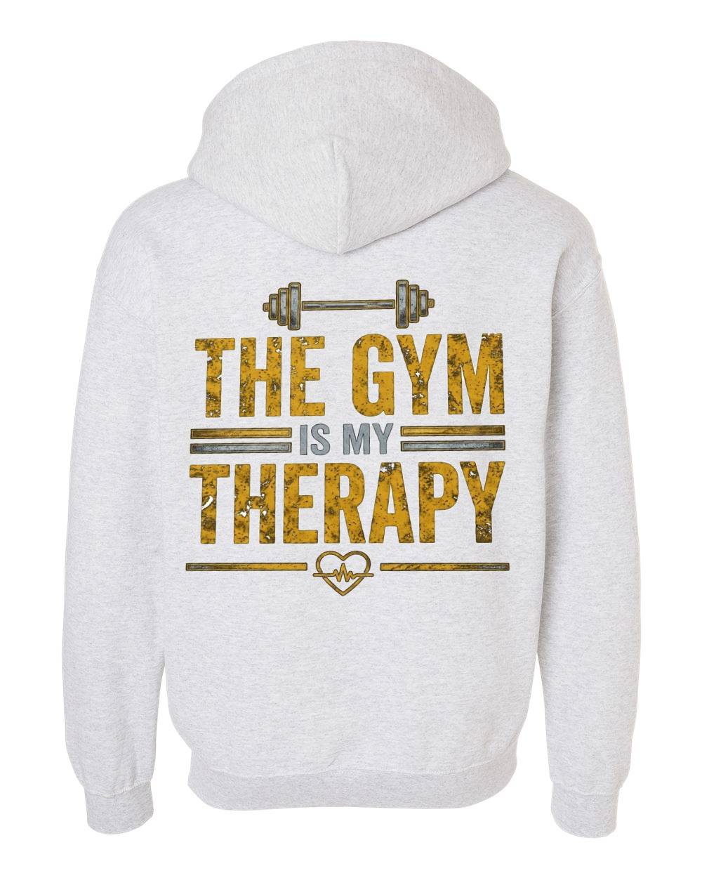 The Gym Is My Therapy Pullover Hoodie