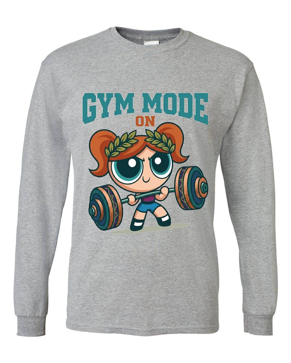 Gym Mode On Long Sleeve T-Shirt