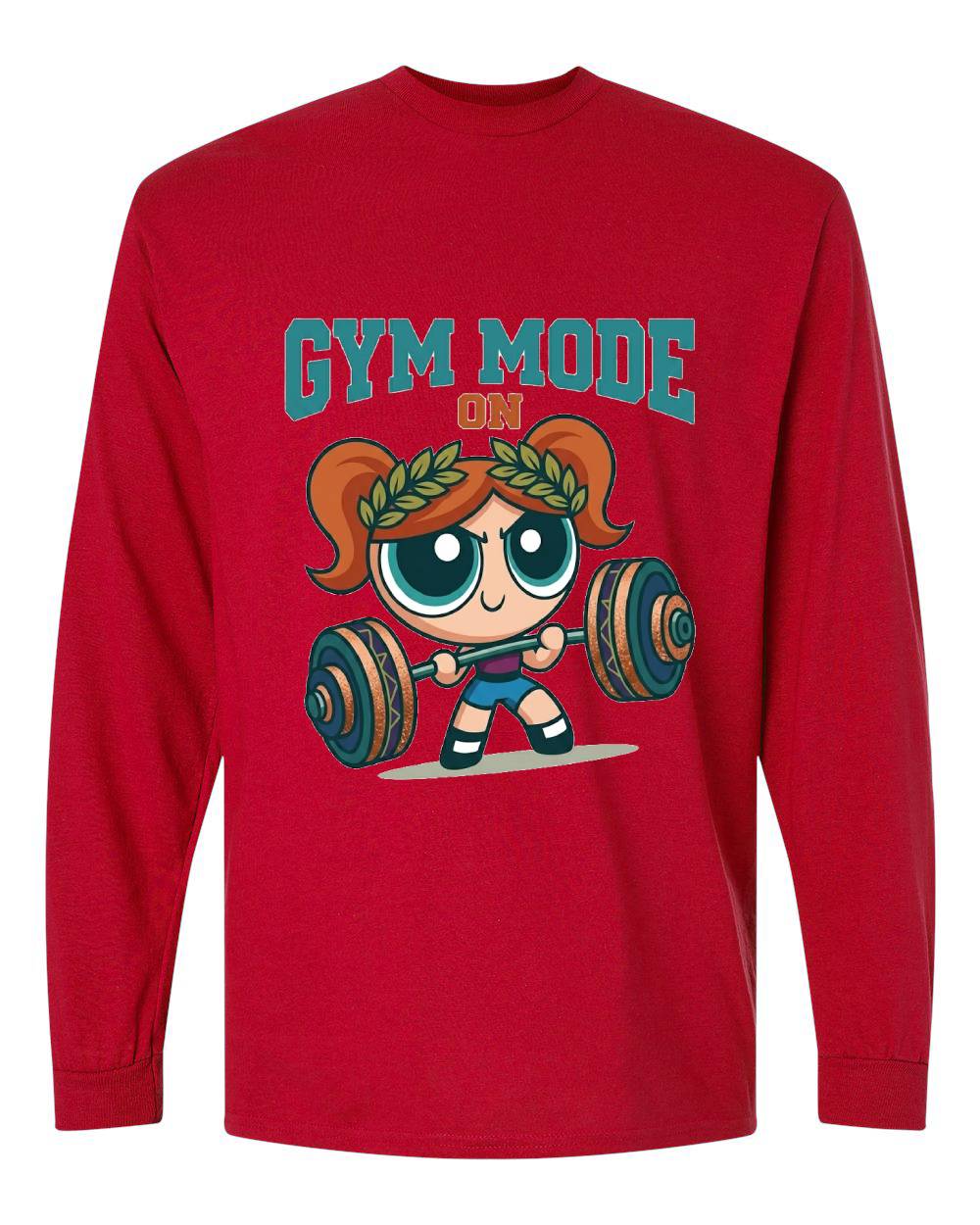 Gym Mode On Long Sleeve T-Shirt