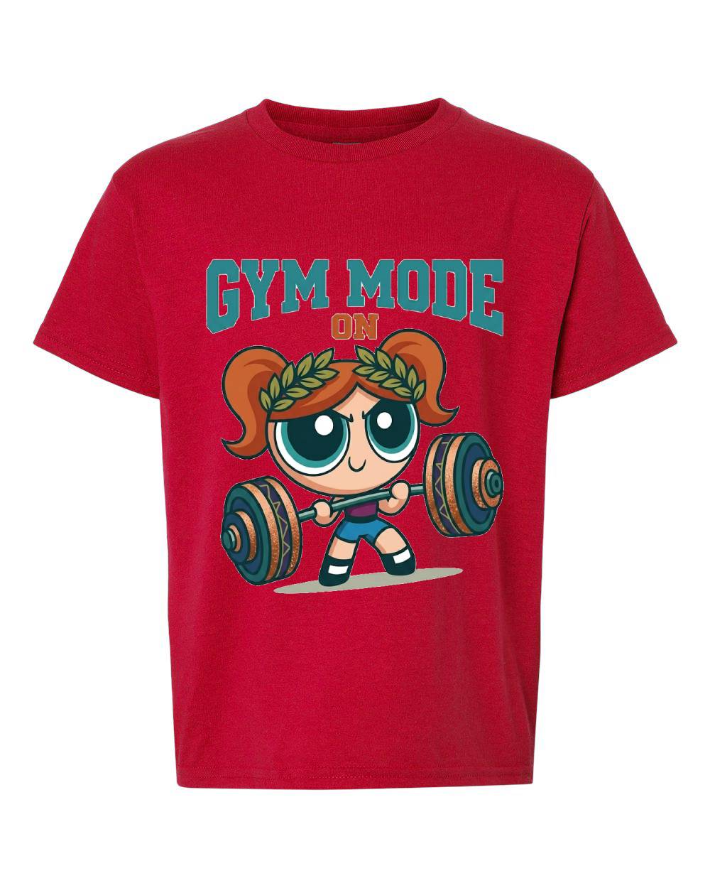 Gym Mode On Kids T-Shirt