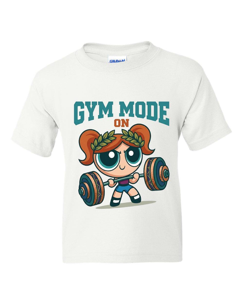 Gym Mode On Kids T-Shirt