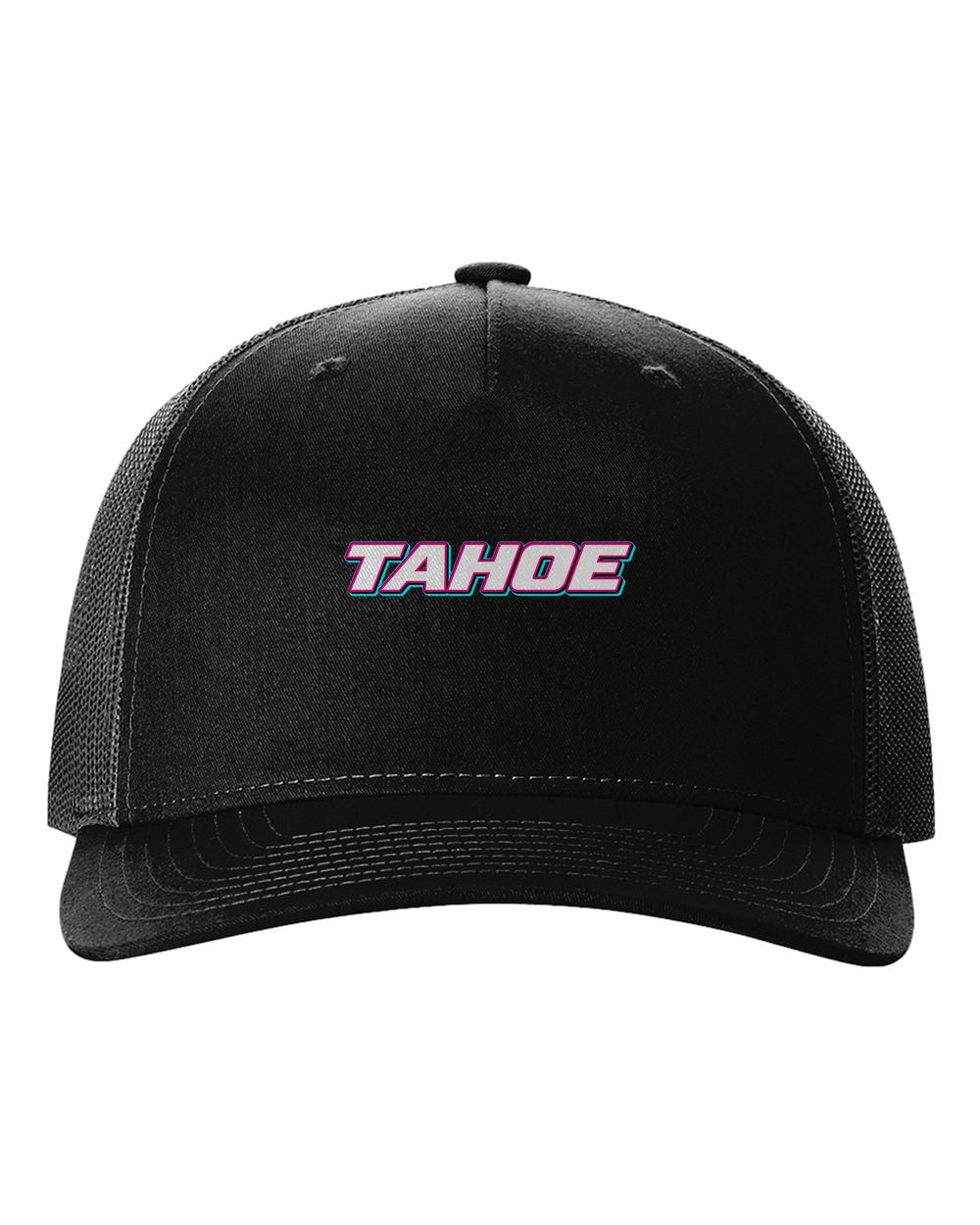 black hat front view with car name