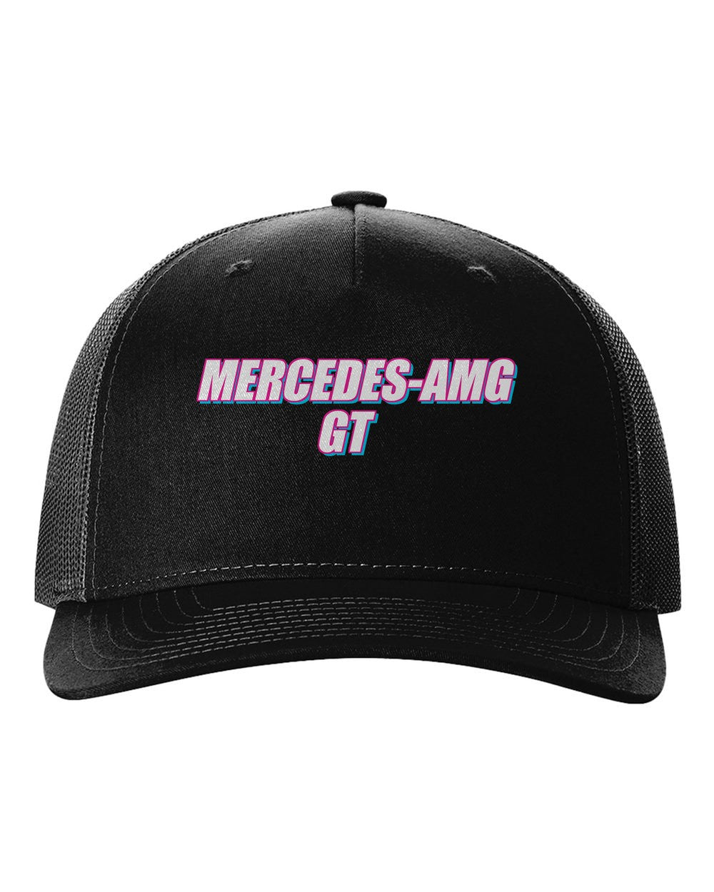 Mercedes-AMG Gt black hat front view with car name