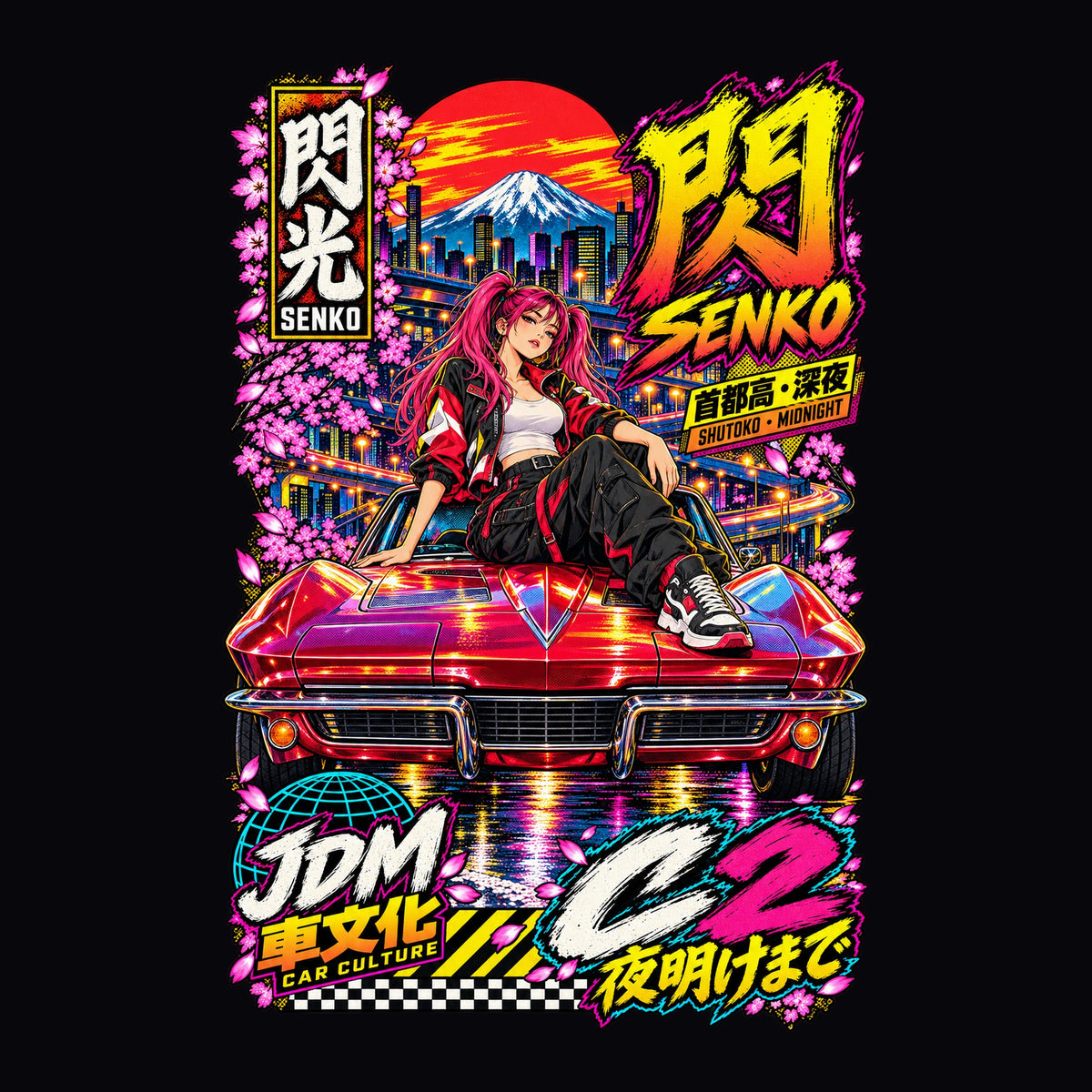 SENKO C2 anime girl poster artwork