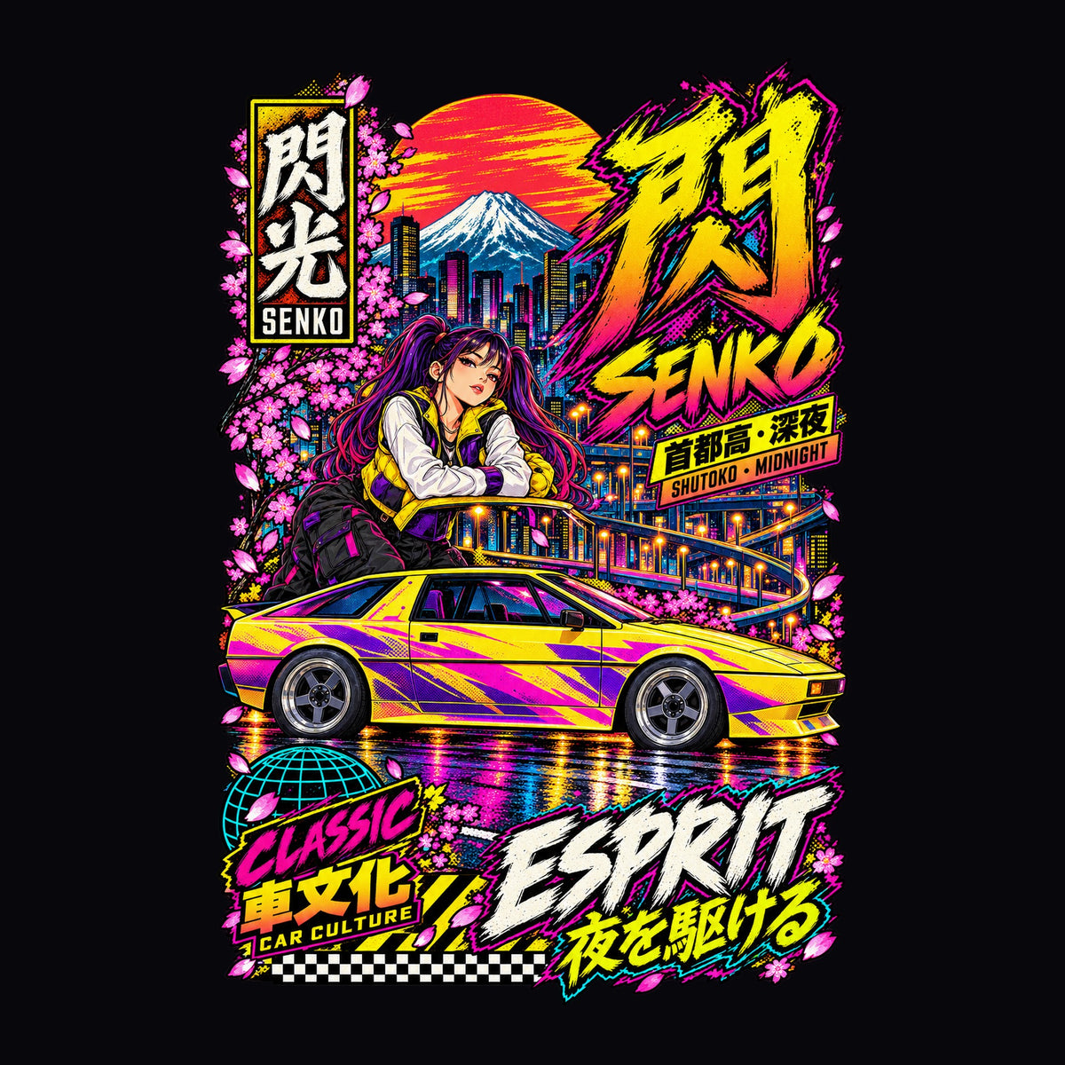 SENKO ESPRIT anime girl poster artwork