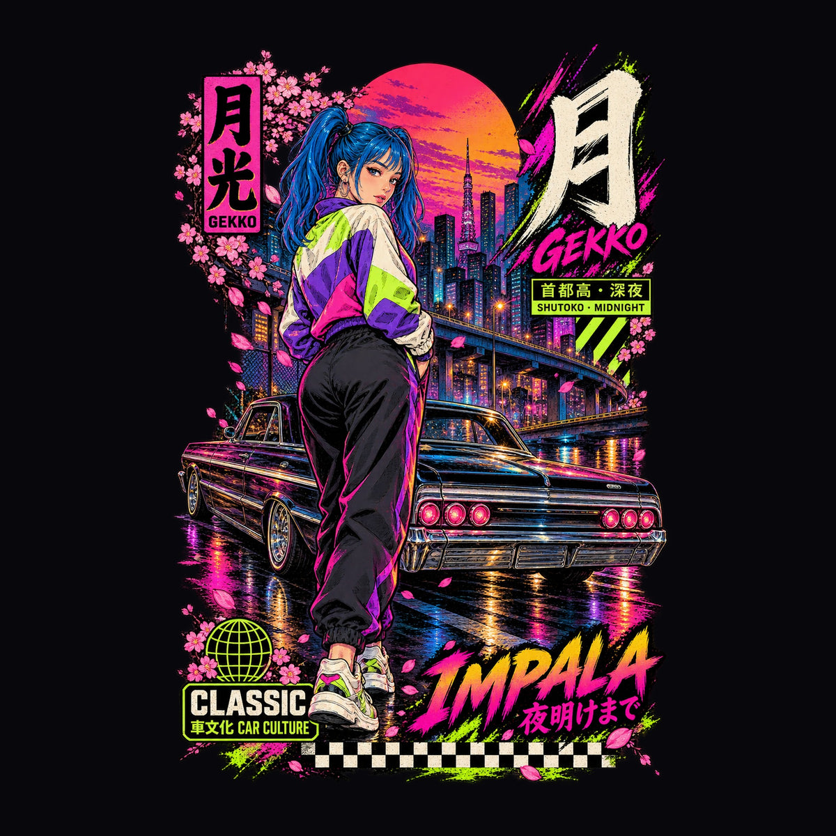 GEKKO IMPALA anime girl poster artwork