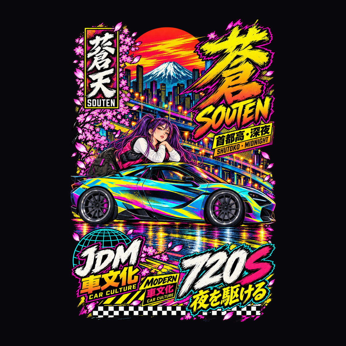 SOUTEN 720S anime girl poster artwork