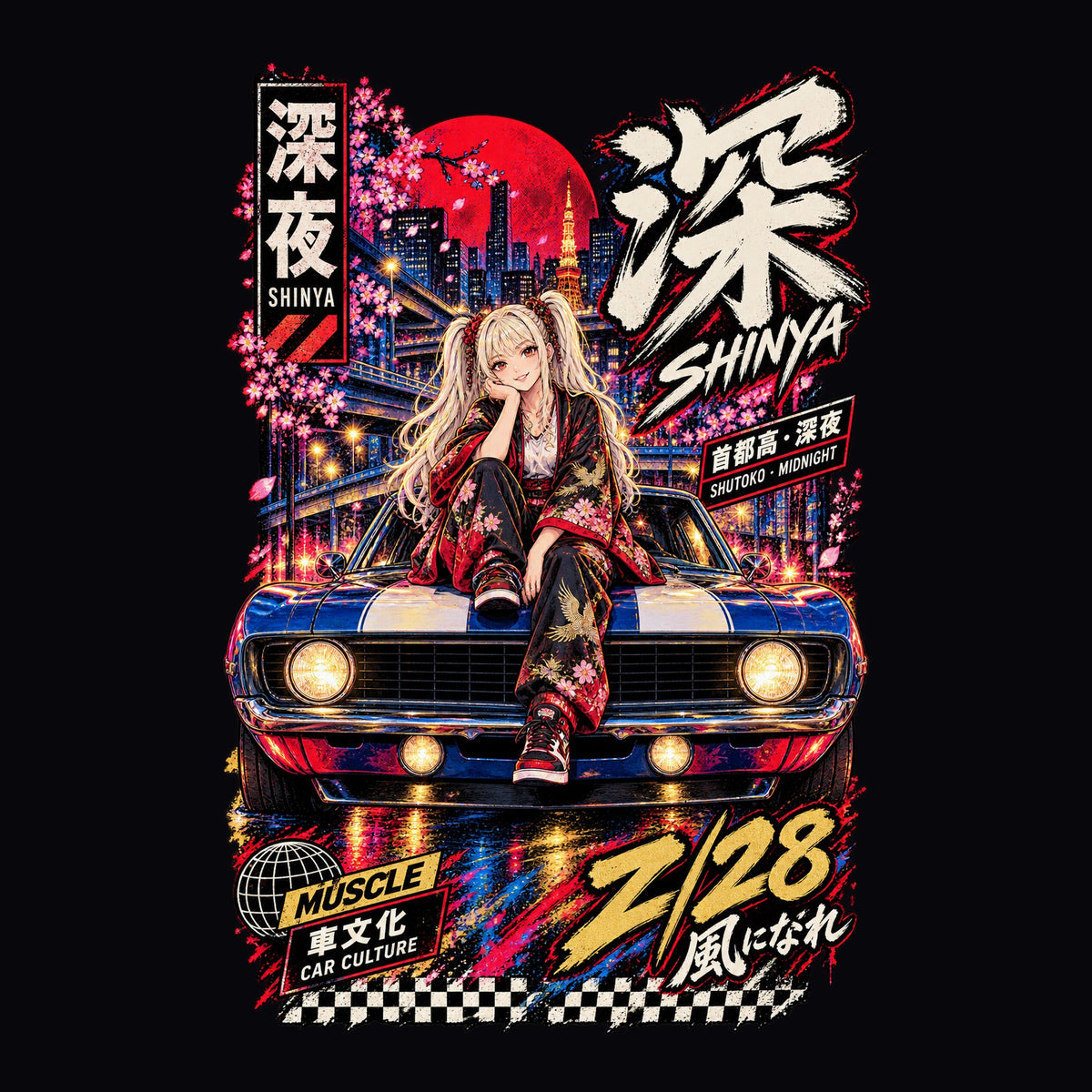 SHINYA Z/28 anime girl poster artwork