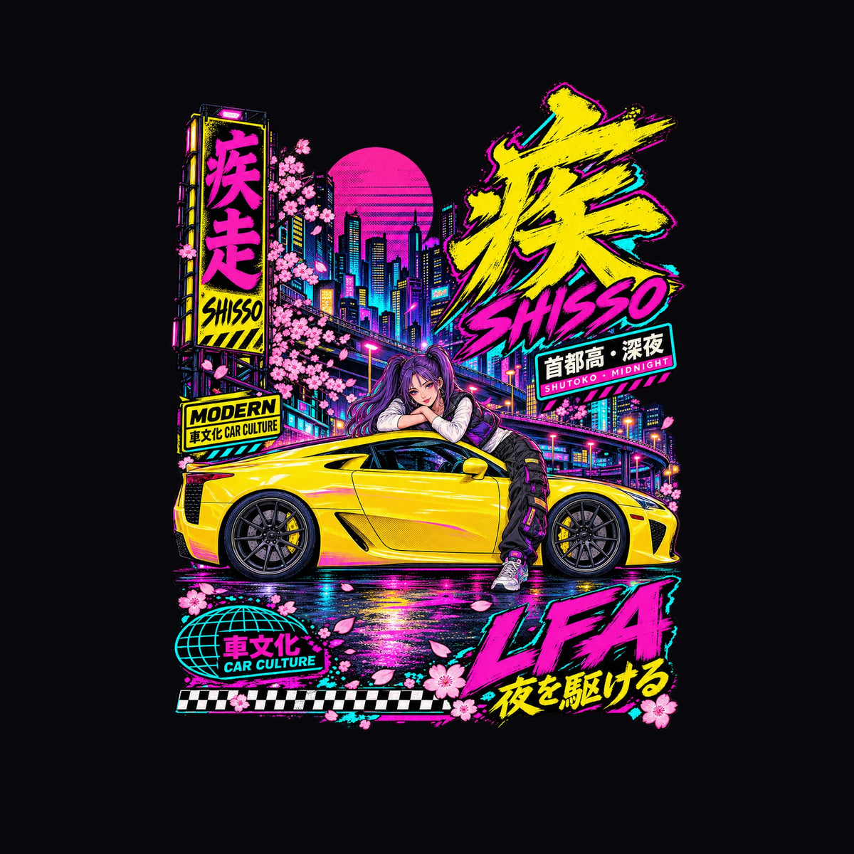 SHISSO LFA anime girl poster artwork