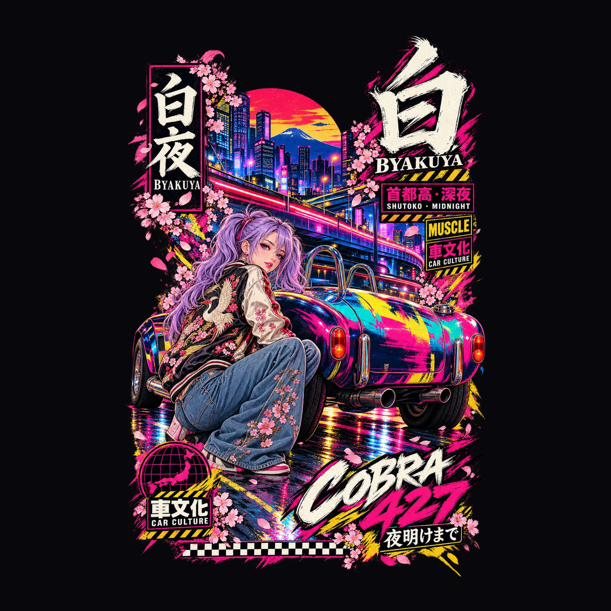BYAKUYA COBRA 427 anime girl poster artwork