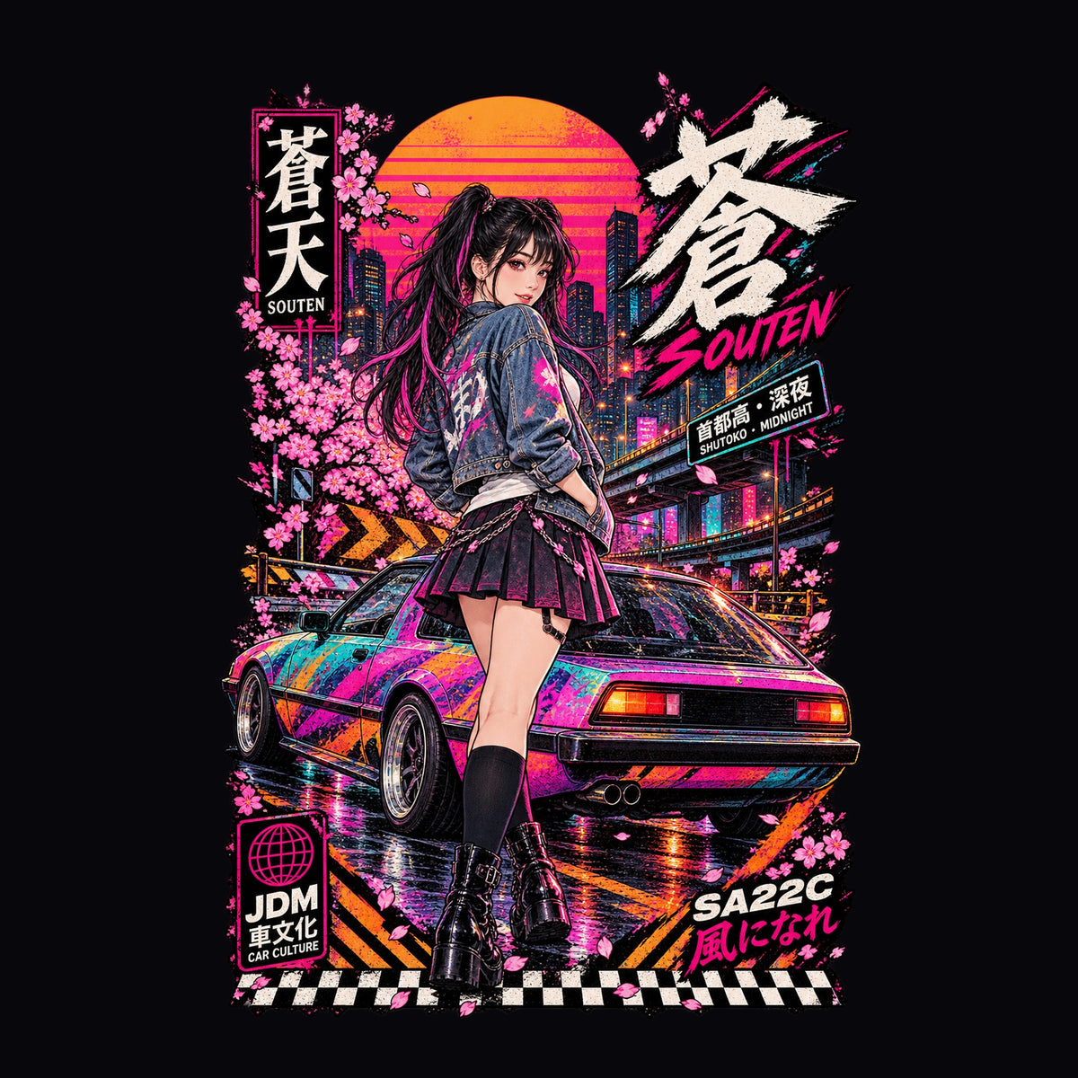 SOUTEN SA22C anime girl poster artwork