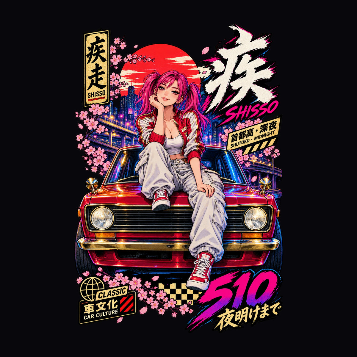SHISSO 510 anime girl poster artwork
