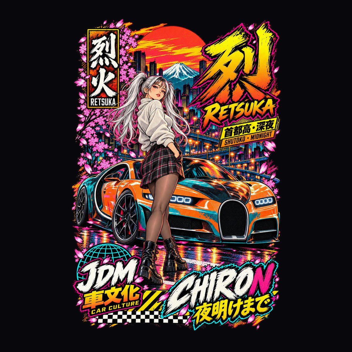 RETSUKA CHIRON anime girl poster artwork