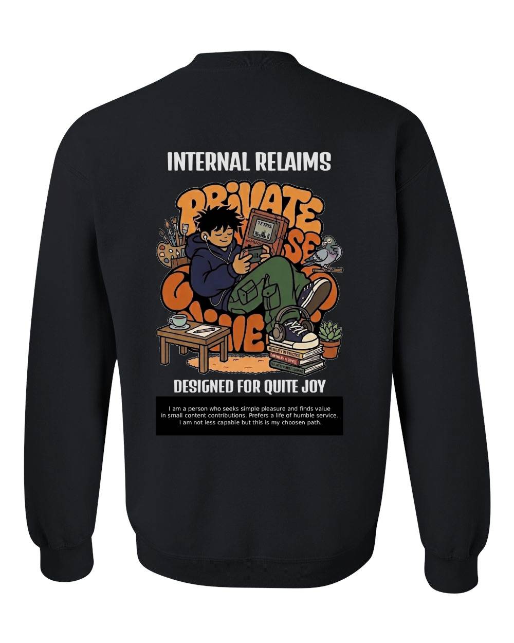 Internal Realms Quiet Joy Crewneck Sweatshirt