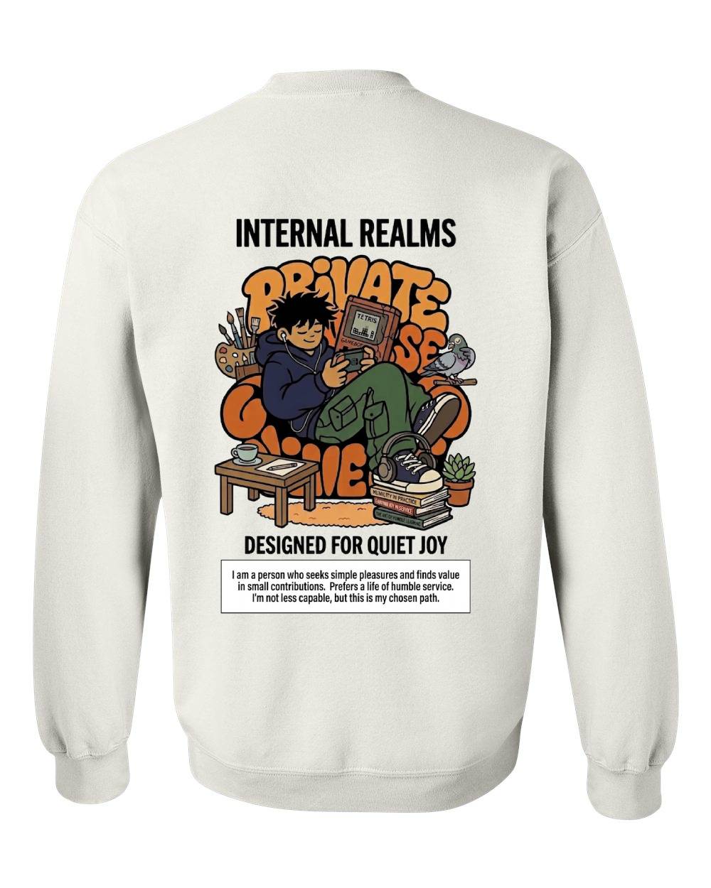 Internal Realms Quiet Joy Crewneck Sweatshirt