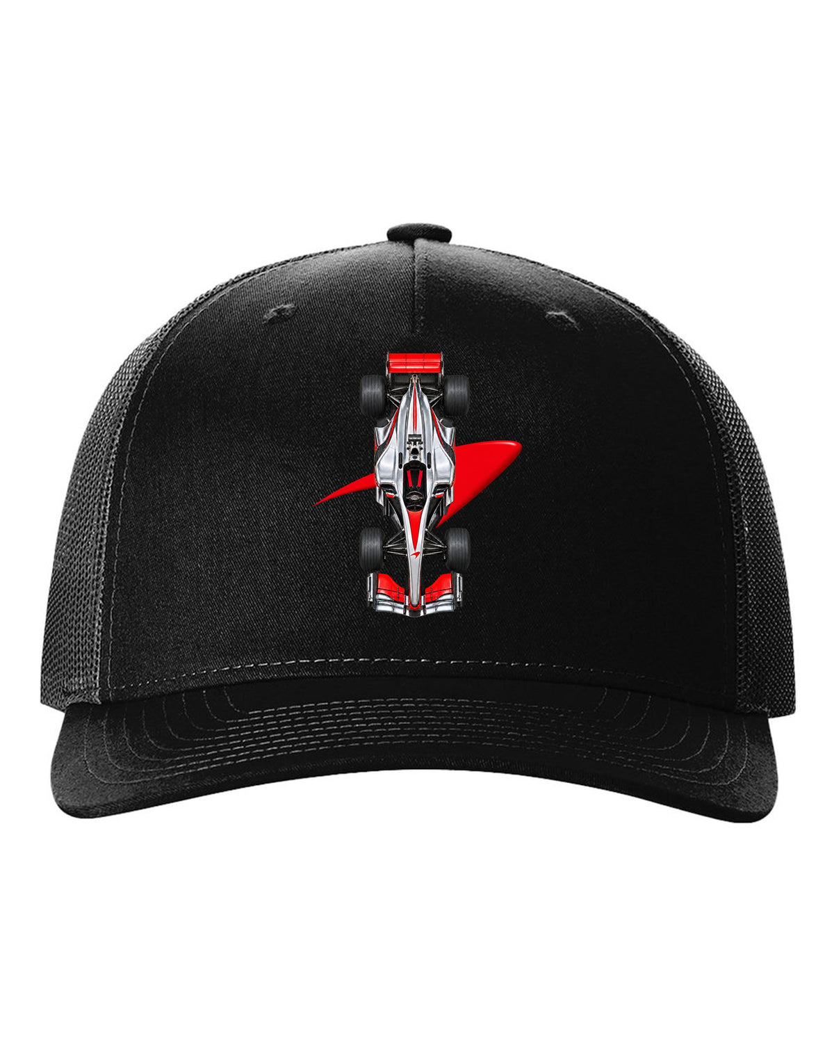 Mclaren MP4 23 2008 Formula 1 overhead poster artwork black hat front view with the design