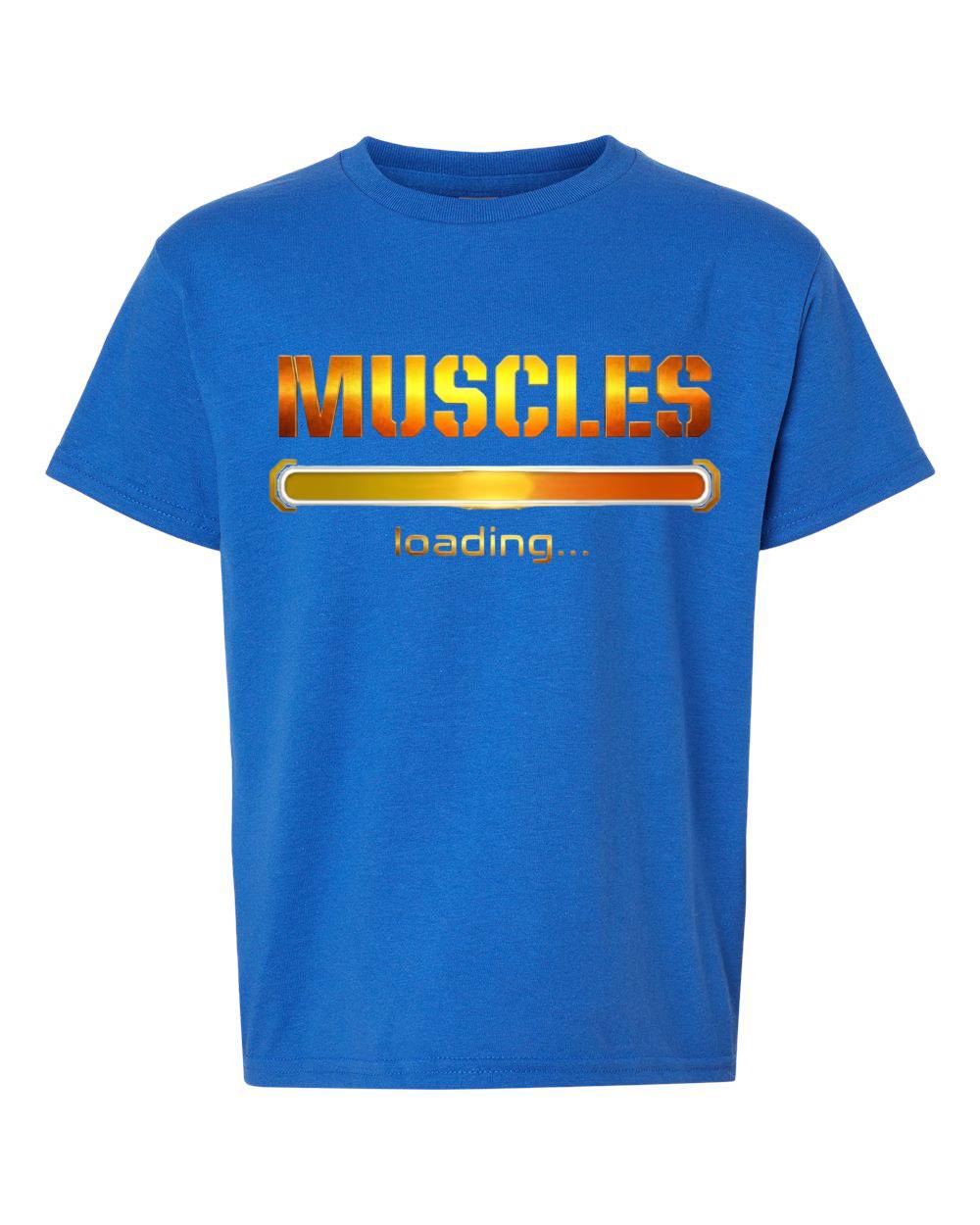 Muscles Loading Kids T-Shirt