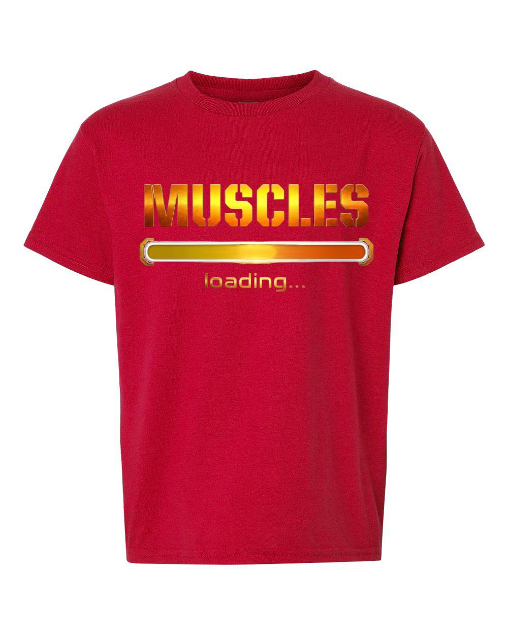 Muscles Loading Kids T-Shirt