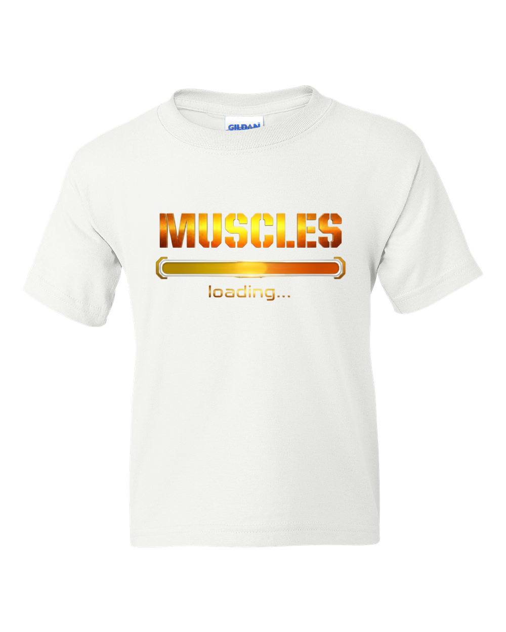 Muscles Loading Kids T-Shirt