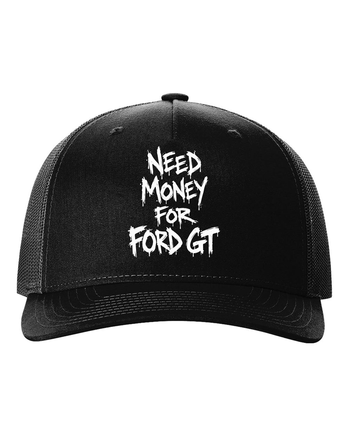 Need money for Ford GT dripping marker text black hat front view with the design