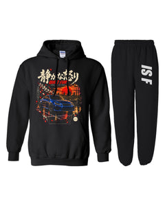 Lexus IS F Dream Car Hoodie + Jogger Set black hoodie and sweatpants