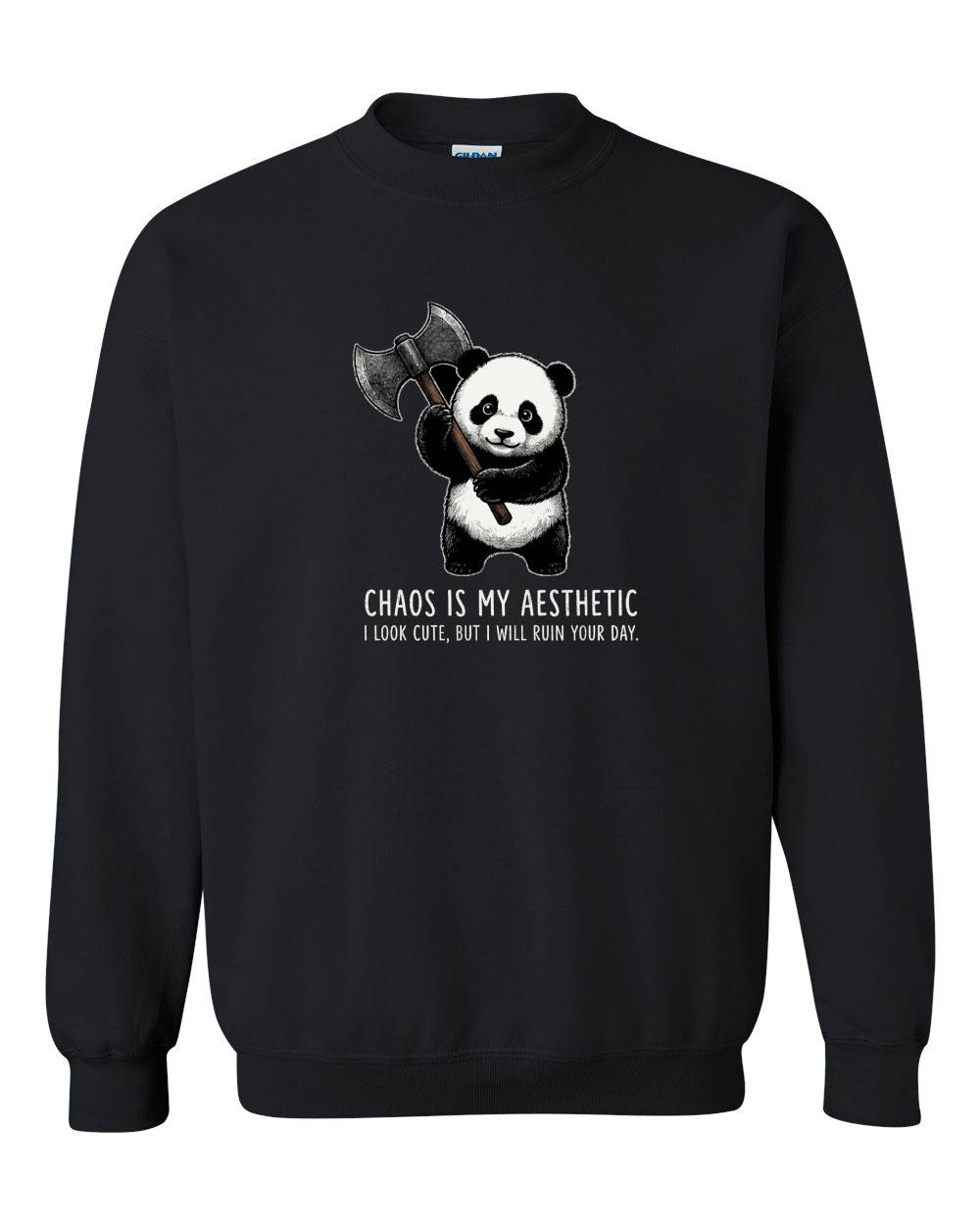 Chaos Panda Crewneck Sweatshirt
