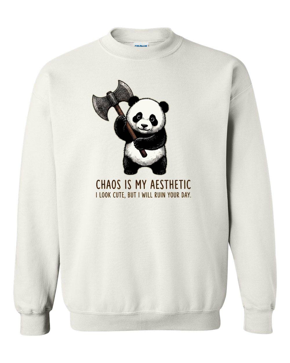 Chaos Panda Crewneck Sweatshirt