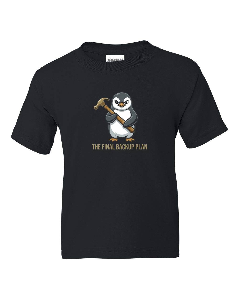 The Final Backup Plan Kids T-Shirt