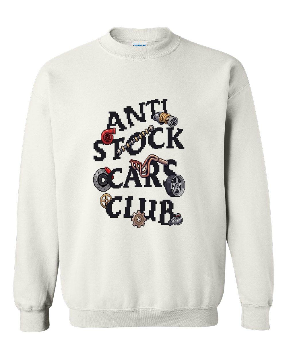 Anti Stock Cars Club Crewneck Sweatshirt
