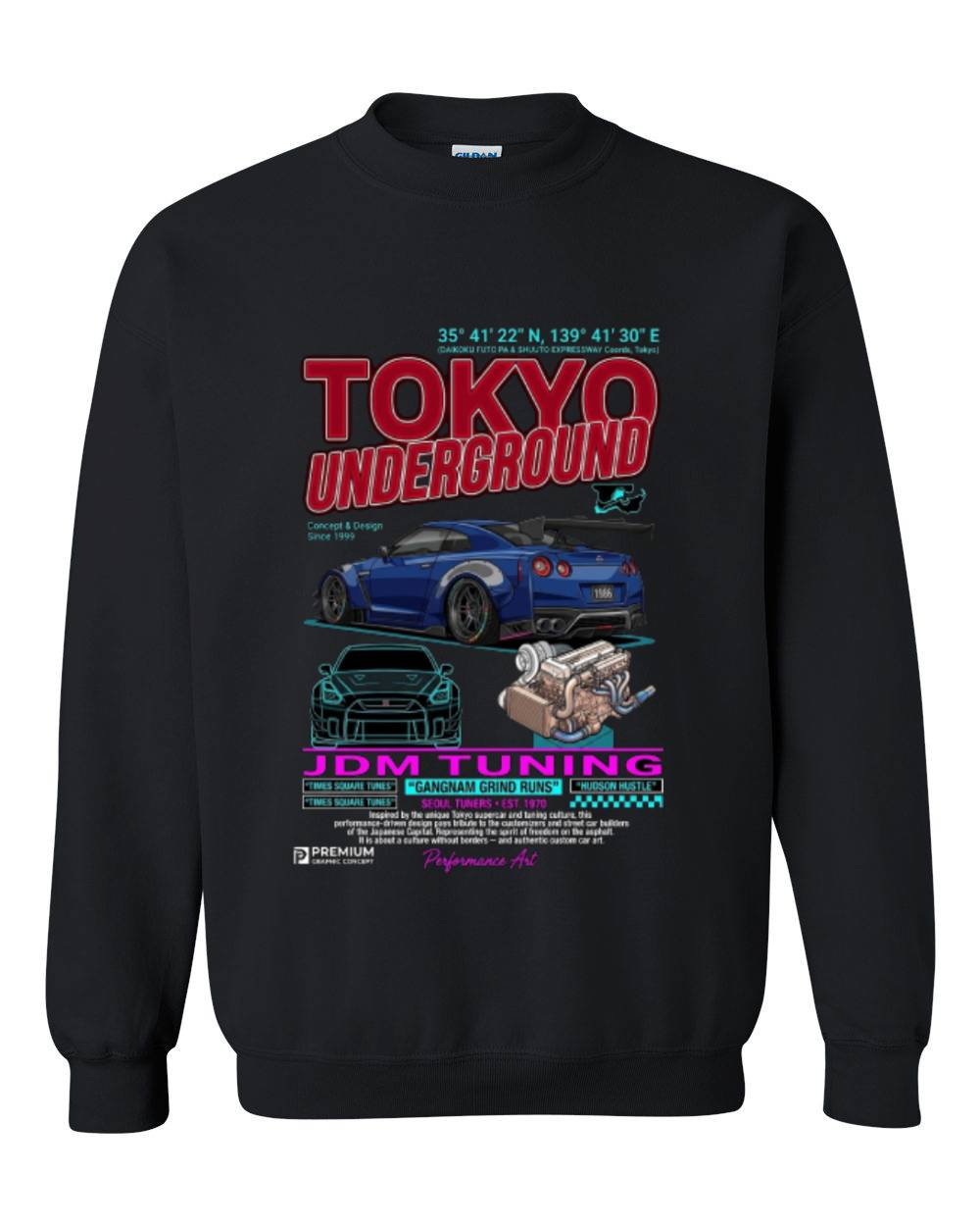 Tokyo Underground Crewneck Sweatshirt