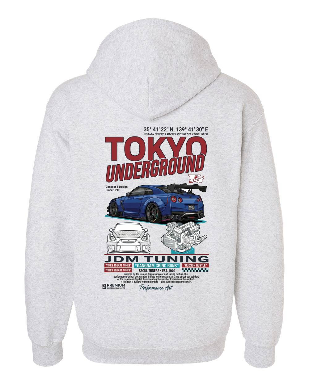 Tokyo Underground JDM Tuning Zip Hoodie