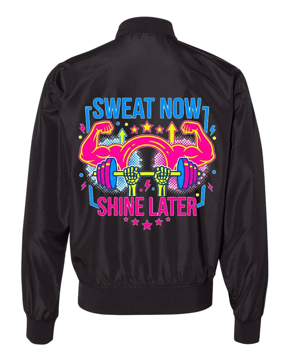 Sweat Now, Shine Later Bomber Jacket
