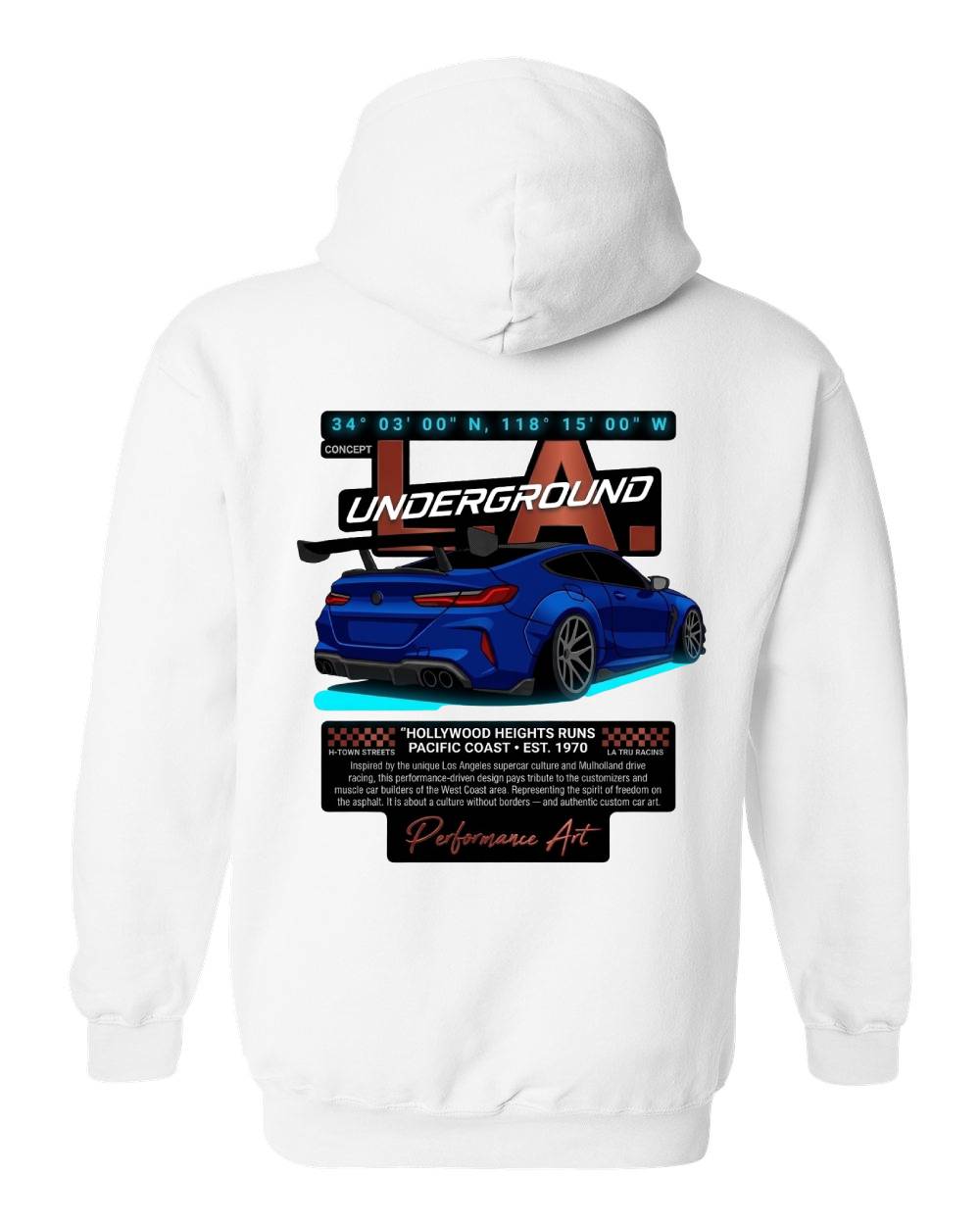 Underground LA Car Pullover Hoodie