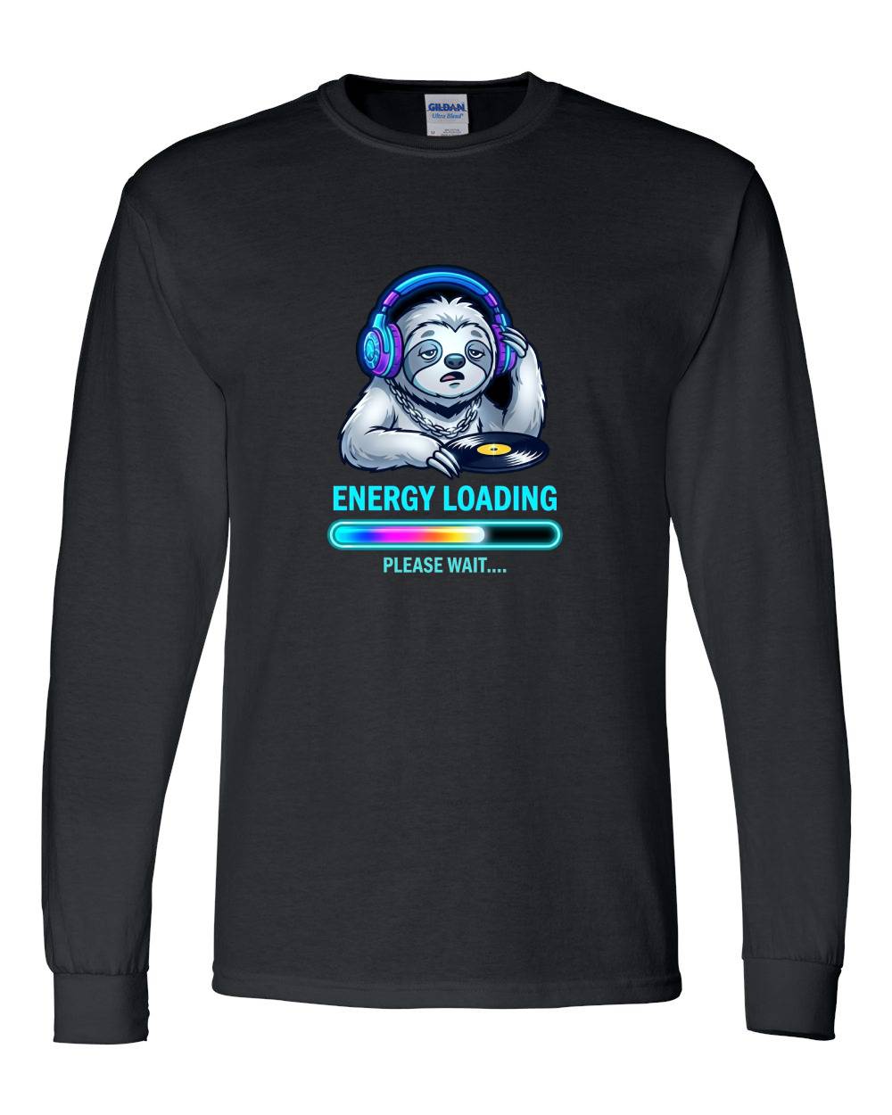 Energy Loading Sloth Long Sleeve T-Shirt