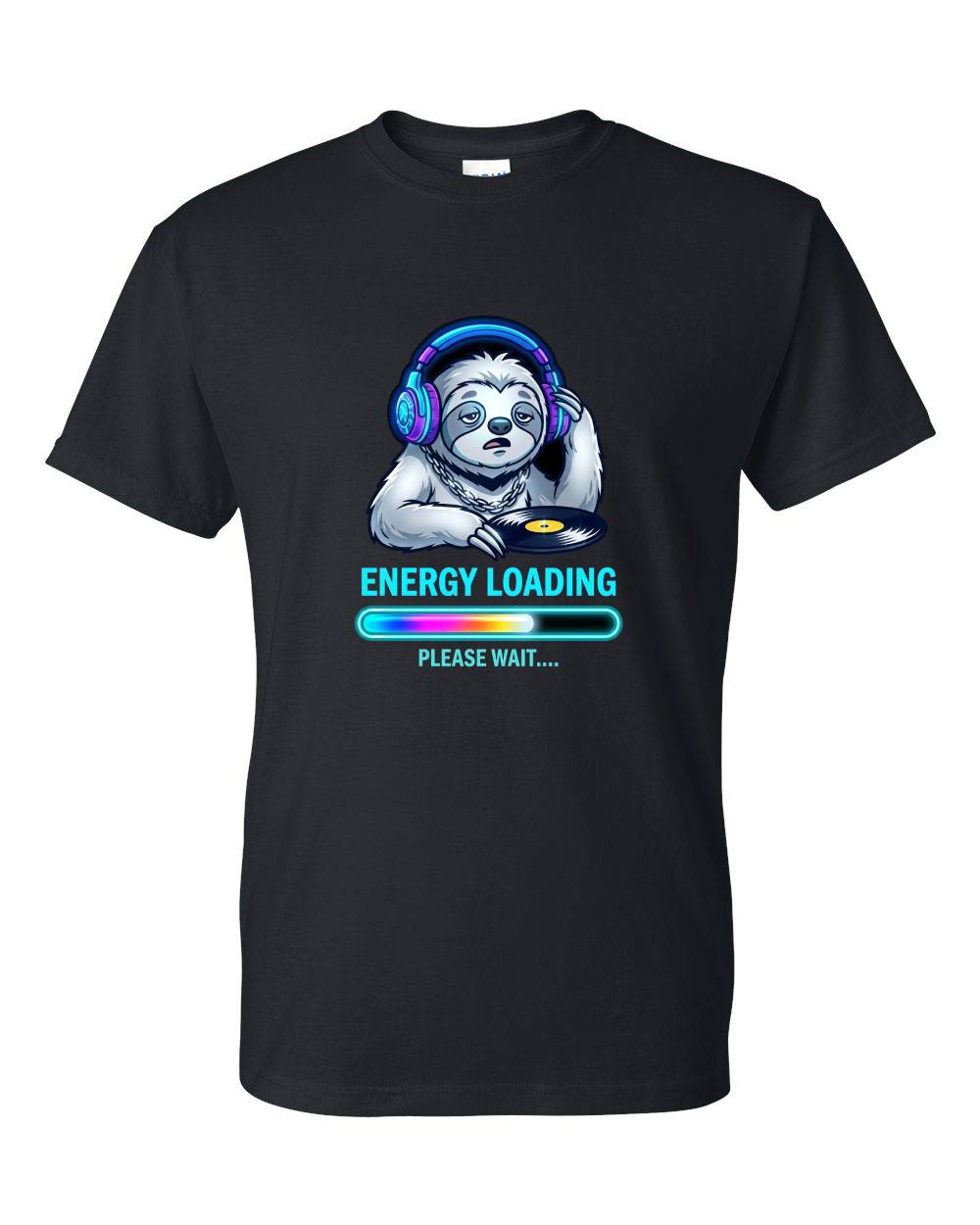 DJ Sloth Energy Loading T-Shirt
