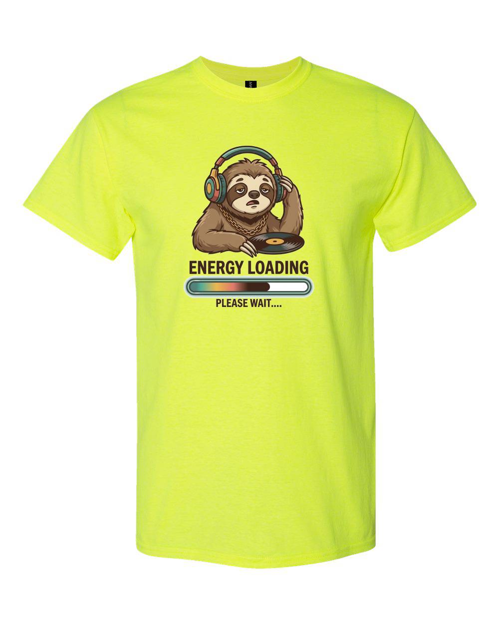 DJ Sloth Energy Loading T-Shirt