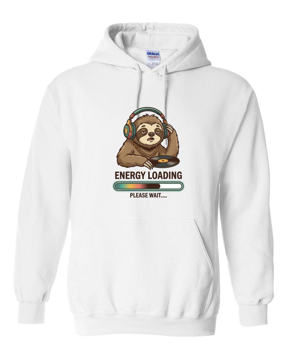 Energy Loading Sloth Hoodie