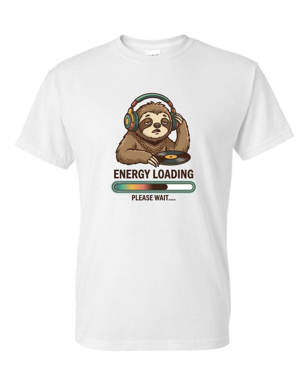 DJ Sloth Energy Loading T-Shirt