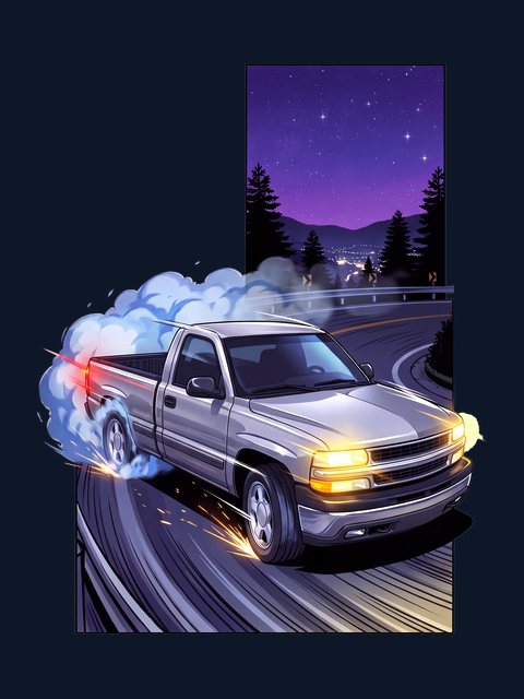 Touge Anime artwork example