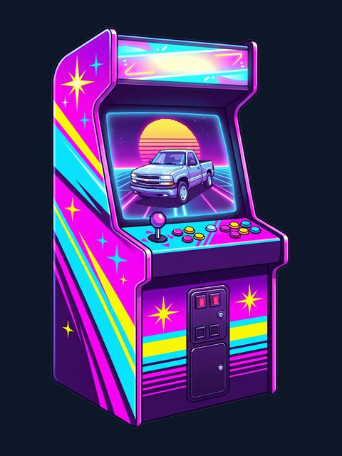 Arcade Cabinet artwork example