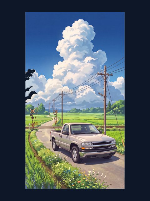 Anime Countryside artwork example