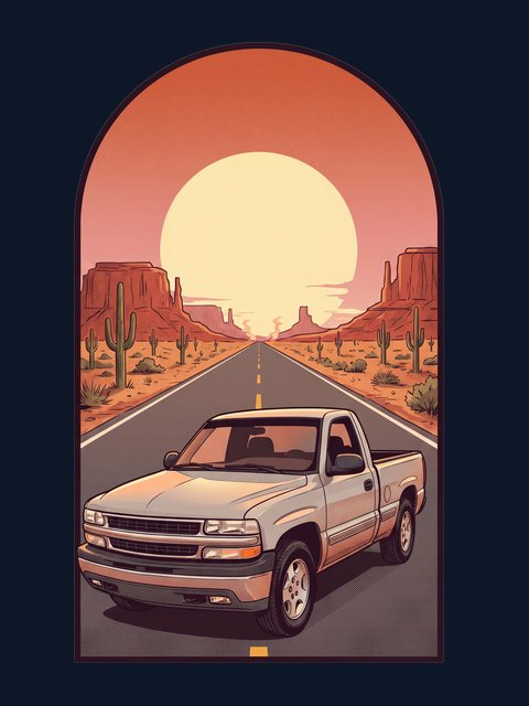Desert Highway artwork example