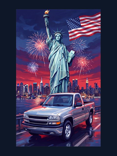 Liberty Skyline artwork example